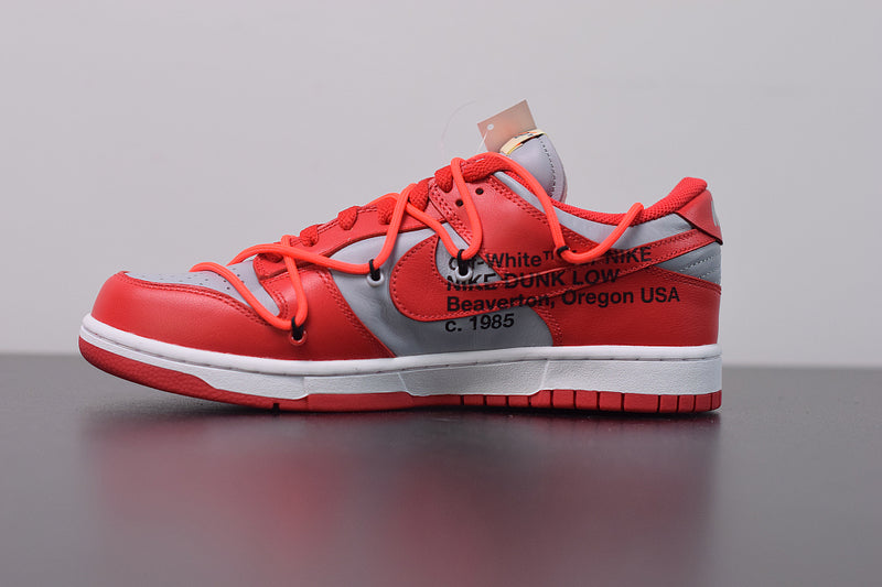 Nike Dunk Low Off-White "University Red"
