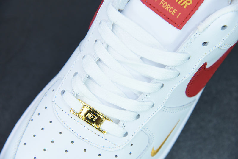 Nike Air Force 1 Essential Low White Gym Red