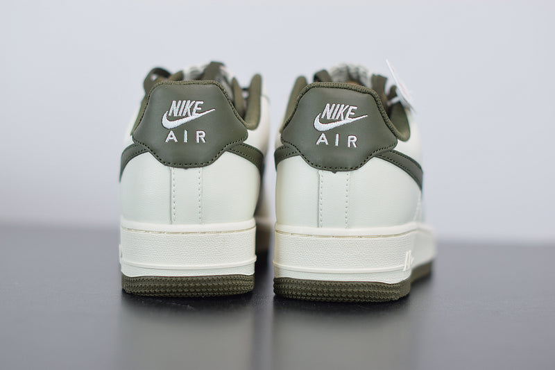 Nike Air Force 1 White Army Green
