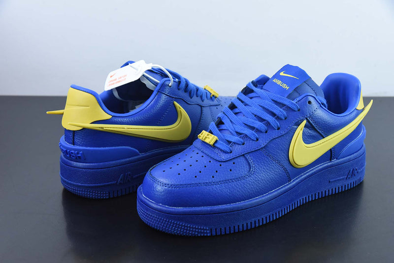 Nike air force 1 best sale low blue and yellow